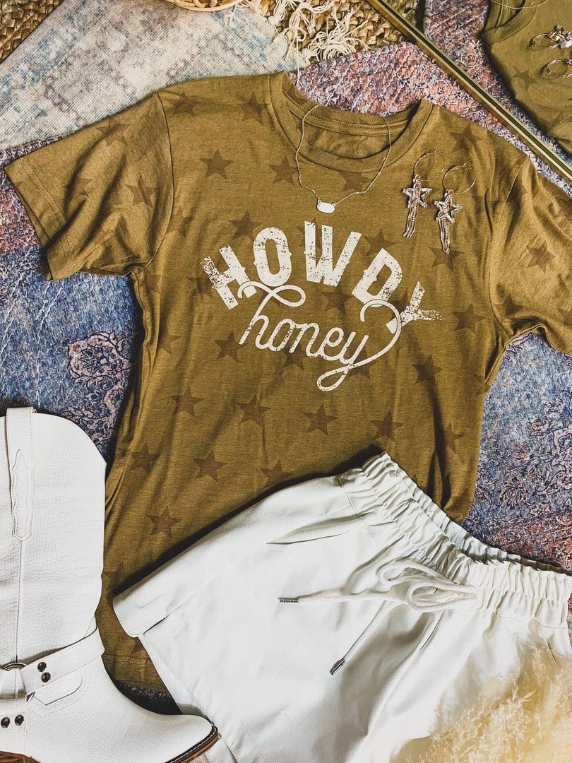 Gypsy Waltz Blanco Howdy Honey Tee (S-2X) 4 Gypsy Waltz Blanco Howdy Honey Tee (S-2X)