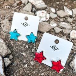 Gypsy Waltz Rio Bravo Star Stud Earrings (2 Colors) New