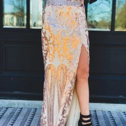 L & B The Sterling City Skrt In Rose Gold