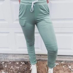 Capella SCREENBUSTER Ruched Two Piece Set In Sage Green 32 Capella SCREENBUSTER Ruched Two Piece Set In Sage Green