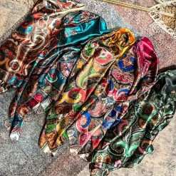 Cap Zone SCREENBUSTER Colorful Paisley Wild Rag Head Scarf