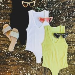 Dynamic Fashion Tops The Van Body Suit (3 Colors)