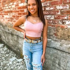 Gypsy Waltz Hearne Rhinestone Top In Pink Clothing 12 Gypsy Waltz Hearne Rhinestone Top In Pink Clothing