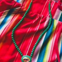 Bosuk Jewelry The Ozona Choker In Turquoise