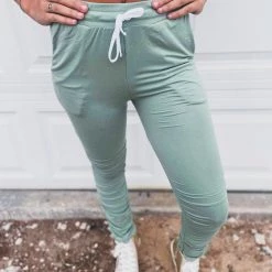 Capella SCREENBUSTER Ruched Two Piece Set In Sage Green 31 Capella SCREENBUSTER Ruched Two Piece Set In Sage Green