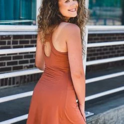 Gypsy Waltz Missouri City Athletic Dress In Terracotta