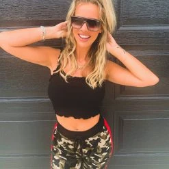 Heart And Hips Clearance The Palmview Tank Topp In Black 11 Heart And Hips Clearance The Palmview Tank Topp In Black