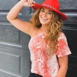 Fantastic Fawn Clothing The Chireno Top In Rust