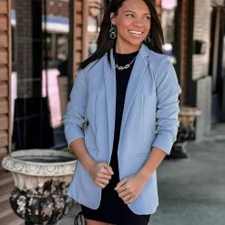 Gypsy Waltz Clothing Florence Blazer In Blue 17 Gypsy Waltz Clothing Florence Blazer In Blue