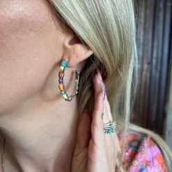 Gypsy Waltz Hardin Hoop Earrings Jewelry