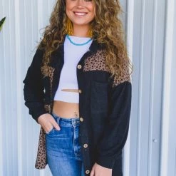 Lovely Melody The Bullard Leopard Shacket (S-3X)