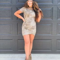 La Mel Schertz Dresss In Mocha - FINAL SALE