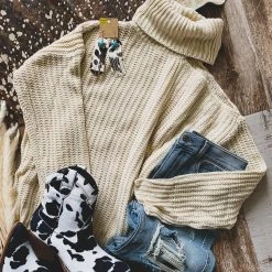 La Mel Clearance The Cameron Sweaterr In Cream