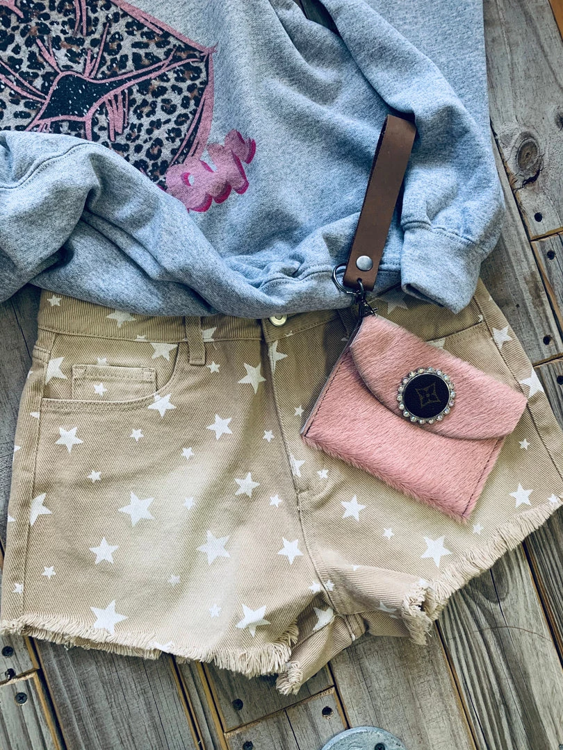 Gypsy Waltz Rising Star Shorts In Tan New 4 Gypsy Waltz Rising Star Shorts In Tan New