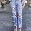 Gypsy Waltz Bayside Vintage Distressed Jean Clothing