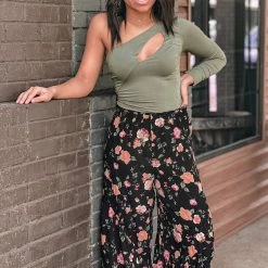 Gypsy Waltz Lufkin One Shoulder Bodysuit