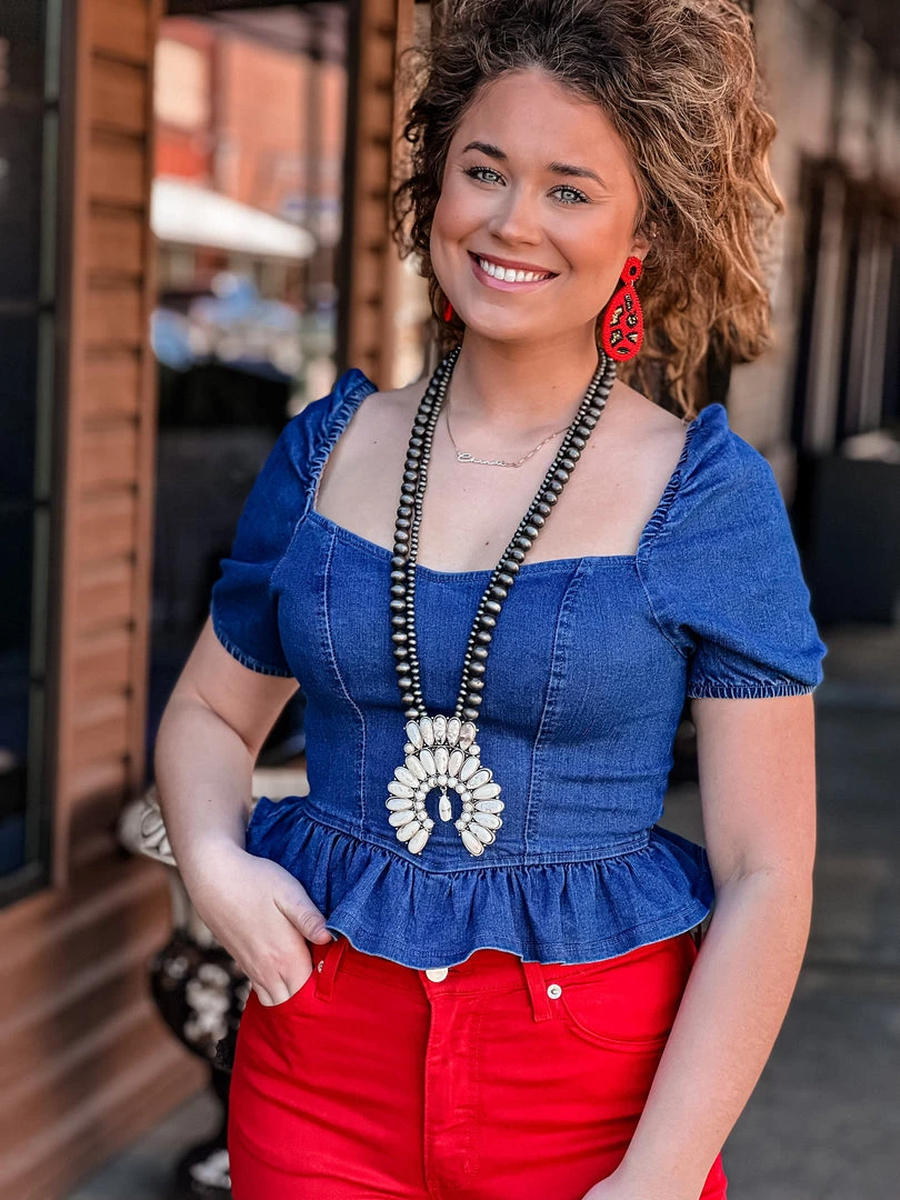 Shop Iris Basic Clothing Bailey Denim Crop Top 7 Shop Iris Basic Clothing Bailey Denim Crop Top