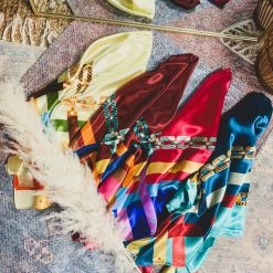 Cap Zone Special Daily Deals SCREENBUSTER Wild Rag Head Scarf In Multicolor Chain Pattern