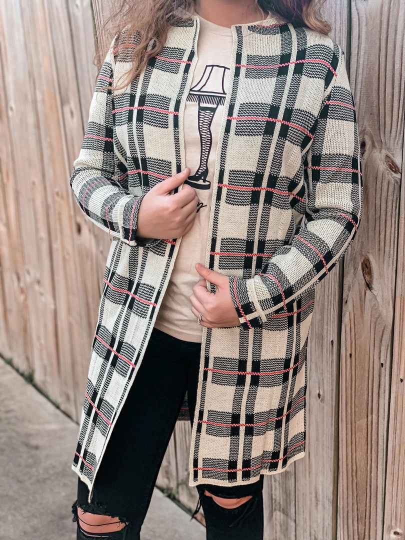 Ninexis SCREENBUSTER Knit Plaid Cardigan Special Daily Deals 6 Ninexis SCREENBUSTER Knit Plaid Cardigan Special Daily Deals