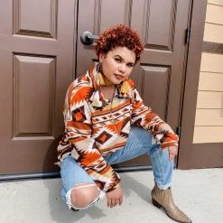 Lovely J Clearance The Archer City Pullover In Rust (S-3X) - FINAL SALE 19 Lovely J Clearance The Archer City Pullover In Rust (S-3X) - FINAL SALE