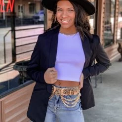 Hidden Brand Stanton Blazer In Black Clothing