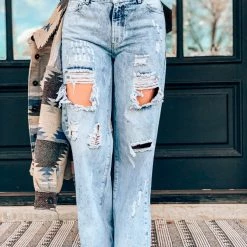 Uniq Inc The Bandera Wide Leg Pant In Acid Wash Clearance 10 Uniq Inc The Bandera Wide Leg Pant In Acid Wash Clearance