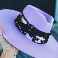 K&D Designs The Bowie Headband Hatband - Bleached Black Accessories 9 K&D Designs The Bowie Headband Hatband - Bleached Black Accessories