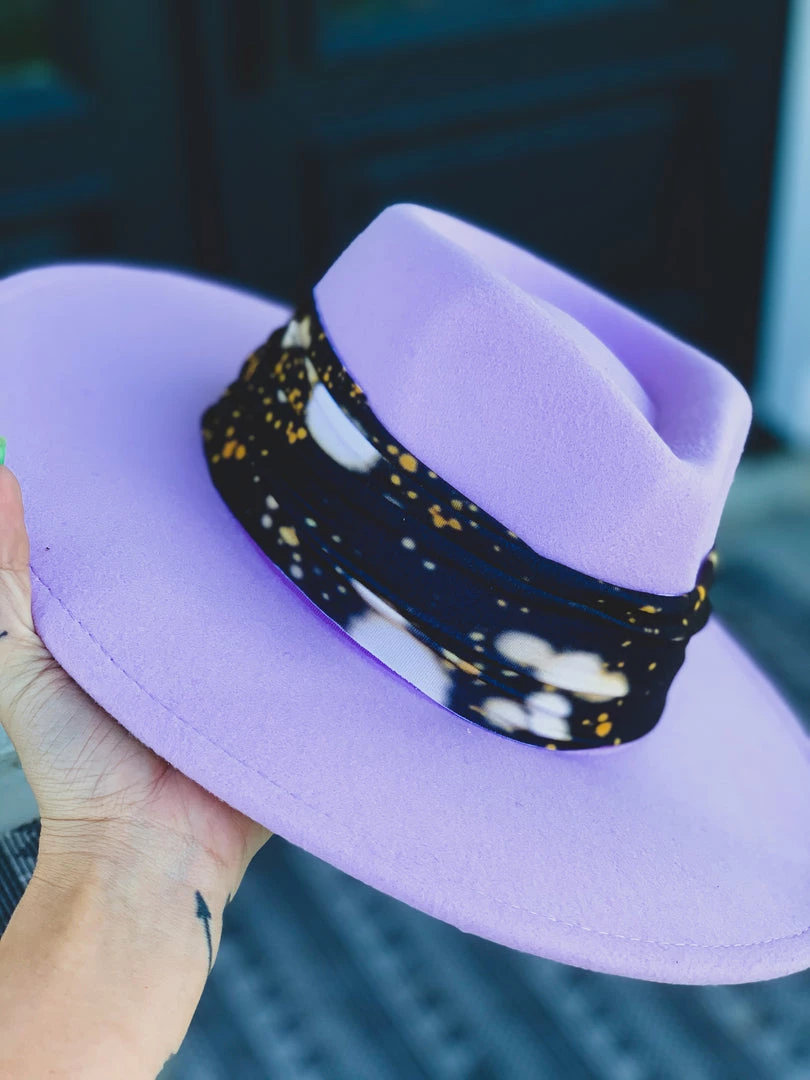 K&D Designs The Bowie Headband Hatband - Bleached Black Accessories 6 K&D Designs The Bowie Headband Hatband - Bleached Black Accessories