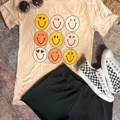 Gypsy Waltz Palestine Smiley Face Tee