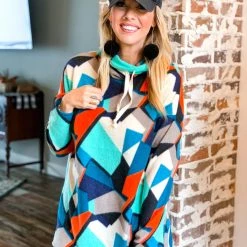 P & Rose Clearance The Geronimo Pullover In Blue - FINAL SALE