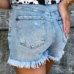 Gypsy Waltz Lorenzo Denim Shorts In Light Wash 13 Gypsy Waltz Lorenzo Denim Shorts In Light Wash