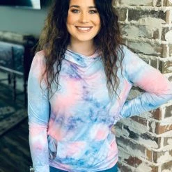 Cream & Sugar Crystal City Tie Dye Pullover - FINAL SALE Clearance