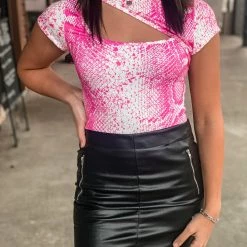 Gypsy Waltz Killeen Body Suit In Pink