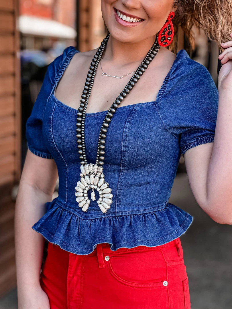 Shop Iris Basic Clothing Bailey Denim Crop Top 10 Shop Iris Basic Clothing Bailey Denim Crop Top