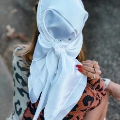 Cap Zone Special Daily Deals SCREENBUSTER Wild Rag Head Scarf In White 13 Cap Zone Special Daily Deals SCREENBUSTER Wild Rag Head Scarf In White