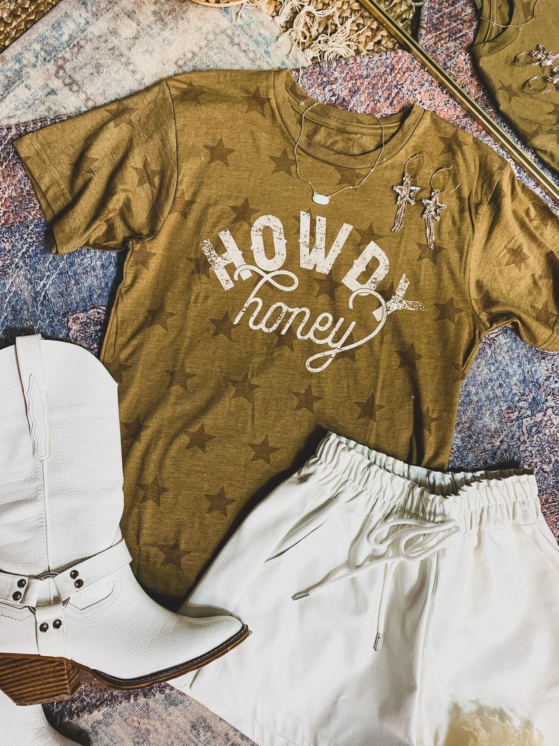 Gypsy Waltz Blanco Howdy Honey Tee (S-2X) 9 Gypsy Waltz Blanco Howdy Honey Tee (S-2X)