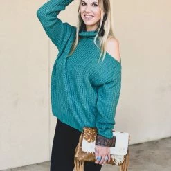 La Mel Clearance The Cameron Sweaterr In Olive