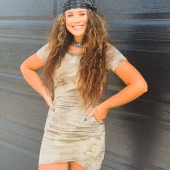 La Mel Schertz Dresss In Mocha - FINAL SALE