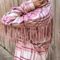 Fantastic Fawn The Spur Fringe Shacket Clothing