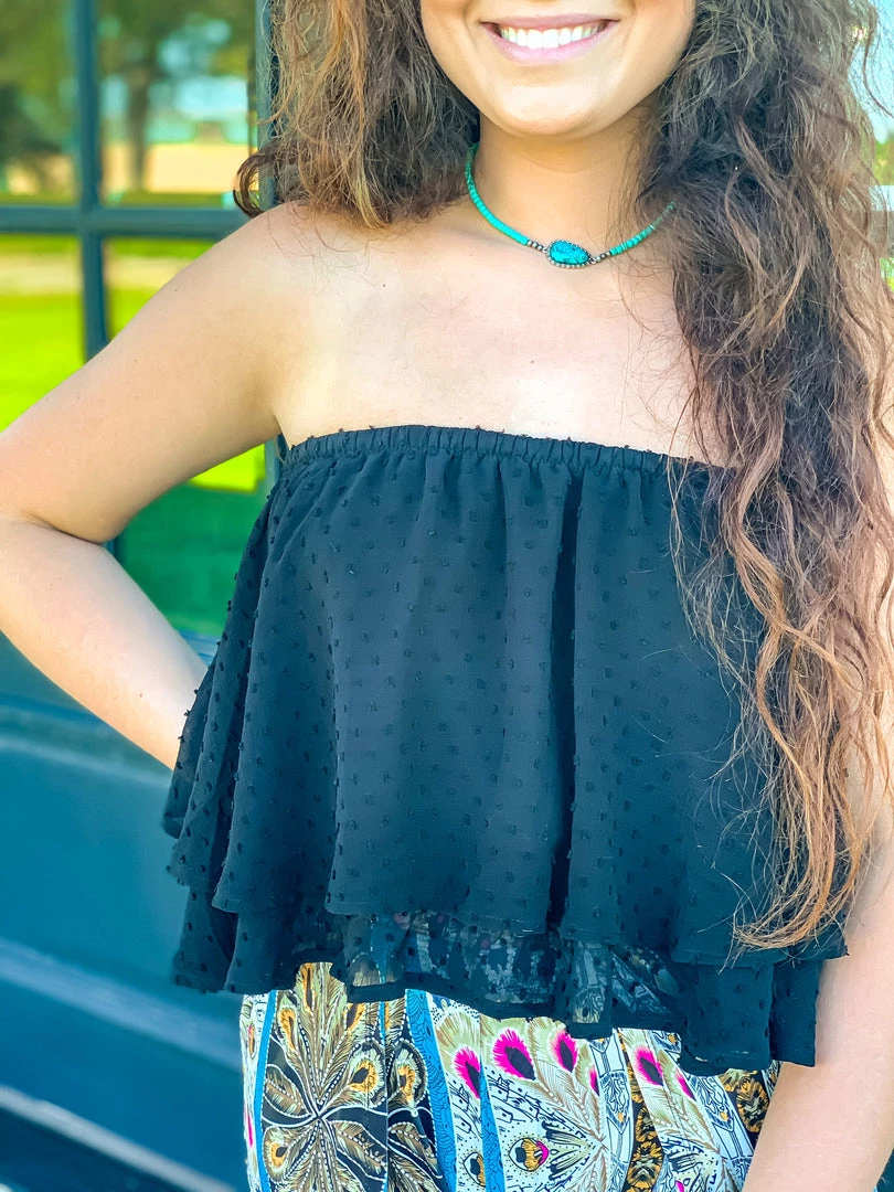 Apple Tree Apparel The Waco Topp In Black 4 Apple Tree Apparel The Waco Topp In Black