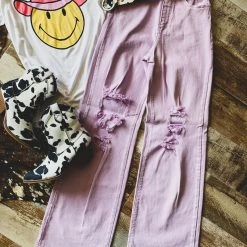 Gypsy Waltz Aledo Pants In Lavender Clothing