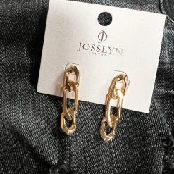 Gypsy Waltz Ingram Gold Chain Link Earring