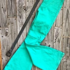 Gypsy Waltz Clothing Ropesville Bell Bottoms In Turquoise