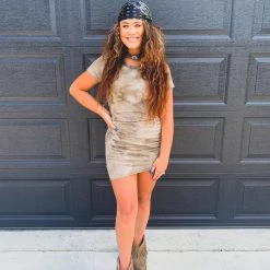 La Mel Schertz Dresss In Mocha - FINAL SALE