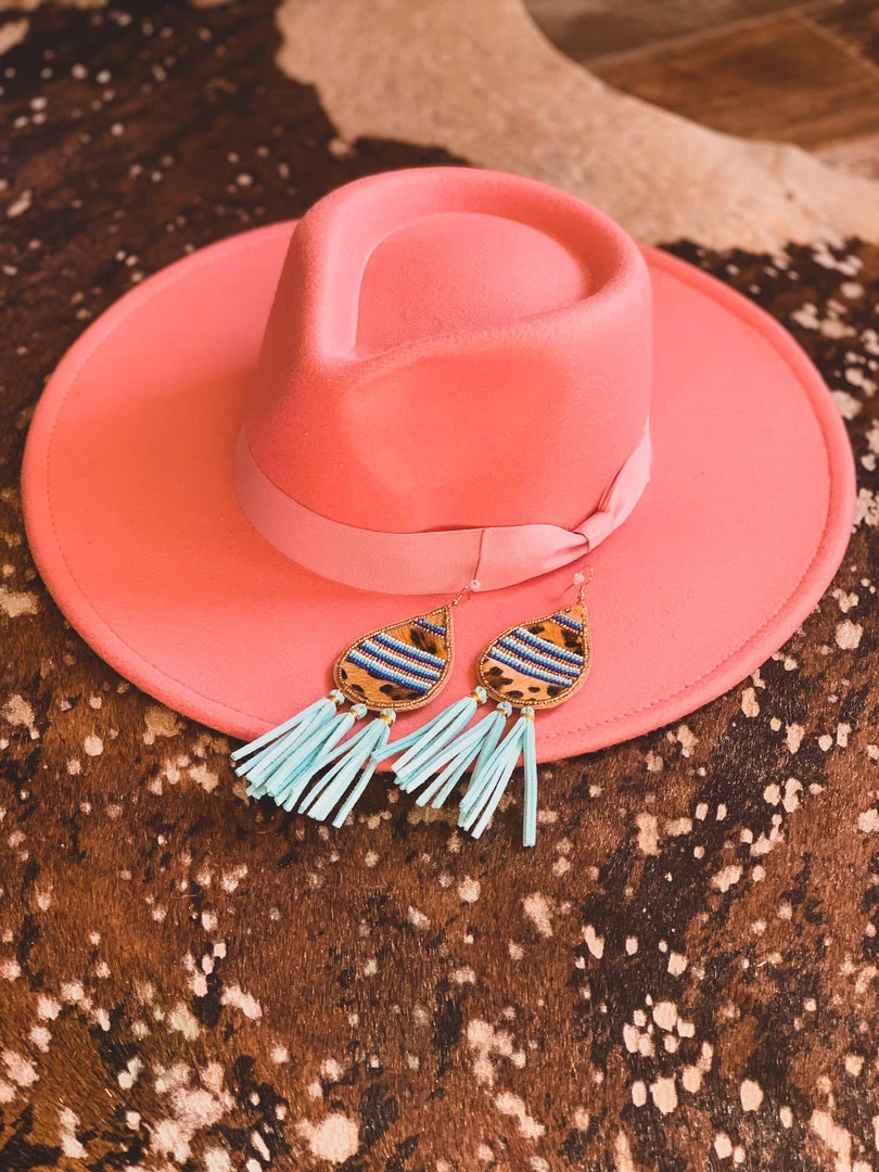 Rokoko The Domino Hat In Coral 6 Rokoko The Domino Hat In Coral