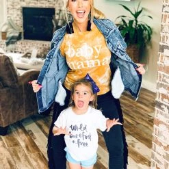 Gypsy Waltz Clothing Fairchild Baby Mama Tee