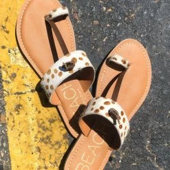 Matisse Footwear Clearance The Miami Sandl In Brown Spot Cowhide 8 Matisse Footwear Clearance The Miami Sandl In Brown Spot Cowhide