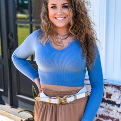 Dynamic Fashion The Carmine Top In Blue 13 Dynamic Fashion The Carmine Top In Blue