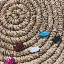 Bosuk Jewelry Special Daily Deals DAILY DEAL Red Druzy Stone Ncklce