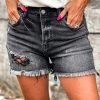 Gypsy Waltz New Montgomery Denim Shorts In Black 2 Gypsy Waltz New Montgomery Denim Shorts In Black